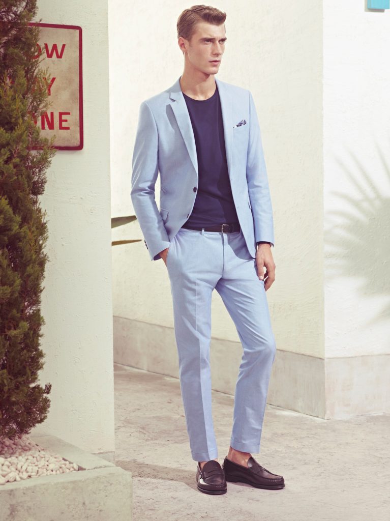 Costume mariage homme bleu ciel - Le mariage