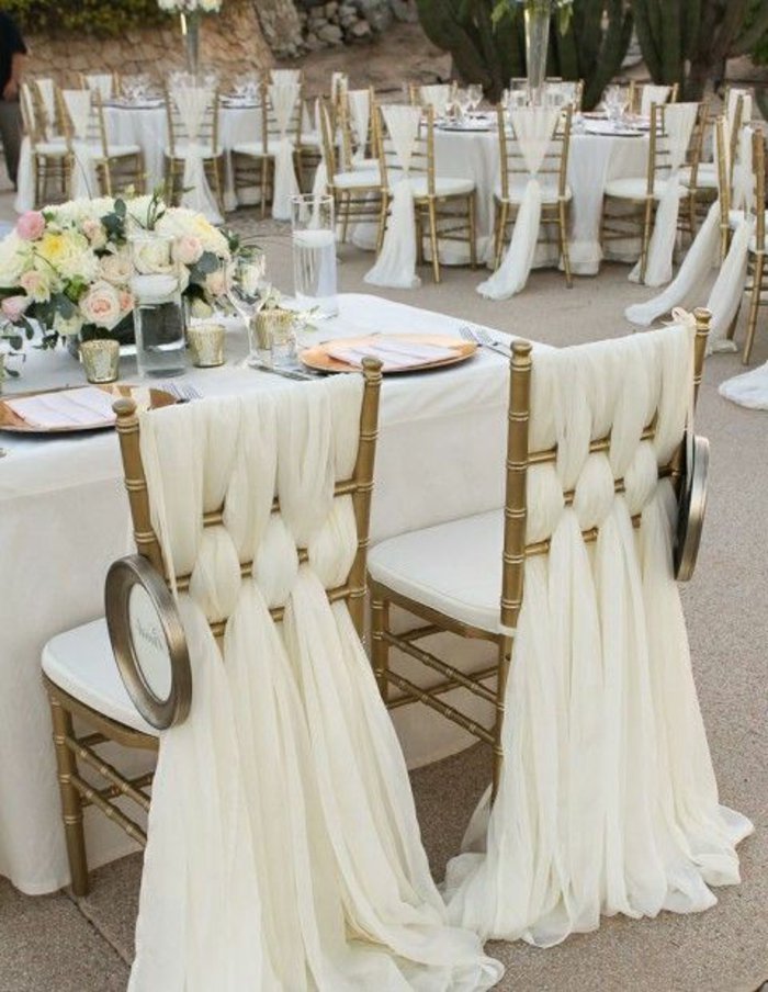 decoration mariage chaise
