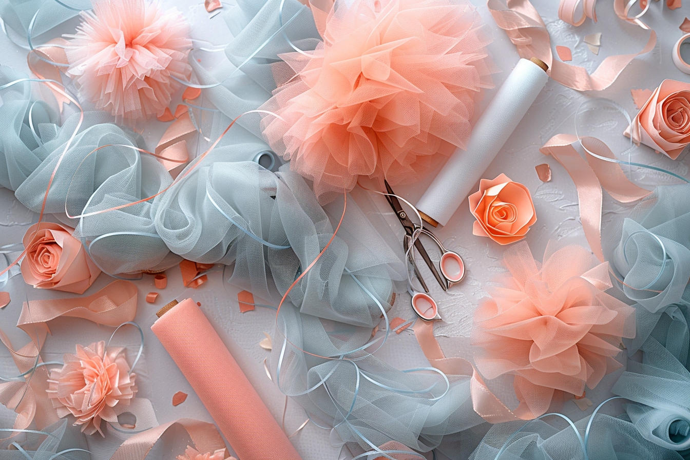 Comment réaliser un pompon en tulle pour ajouter une touche de fantaisie à vos créations ?