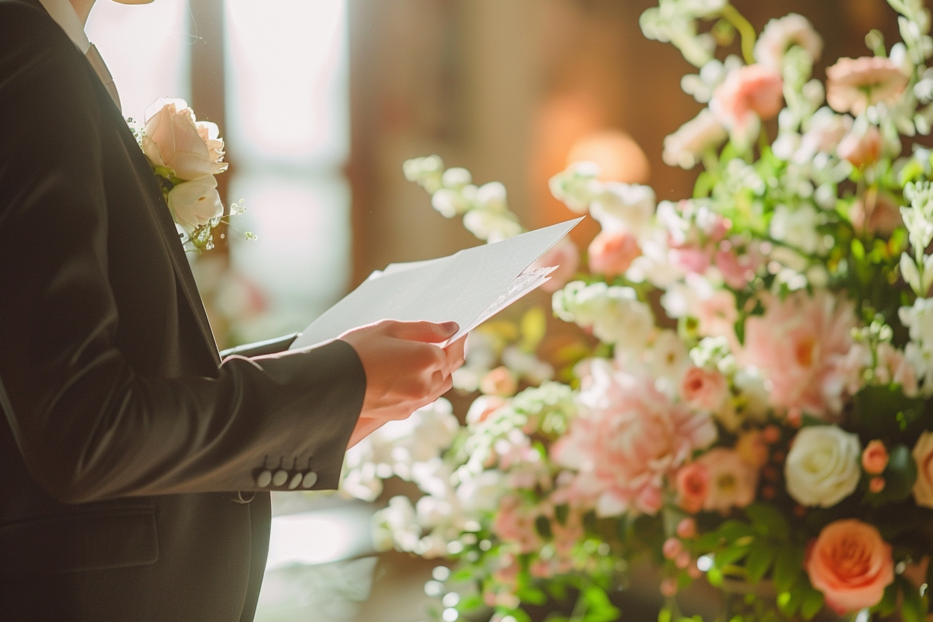 Comment rédiger un discours de mariage mémorable ?