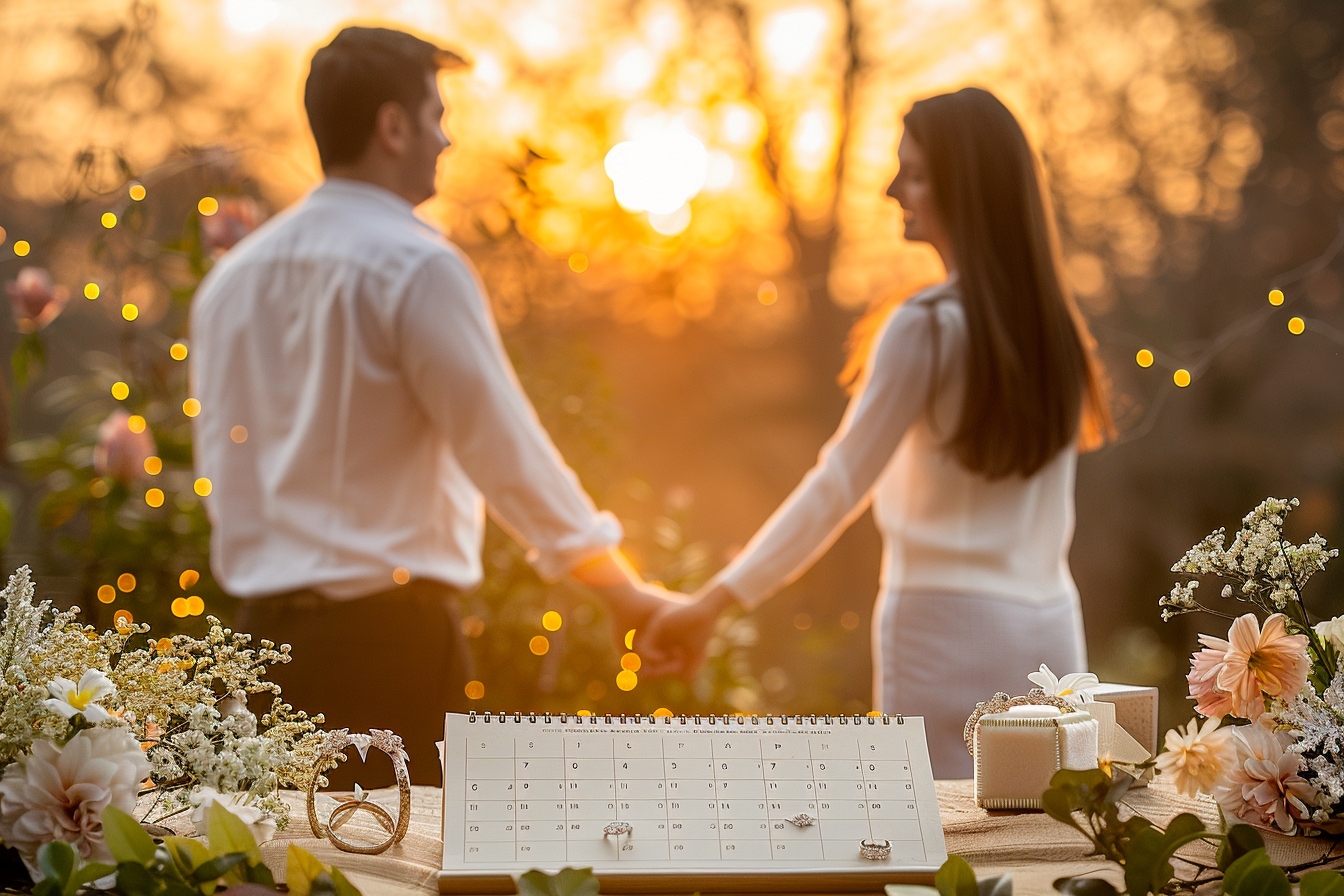 Conseils pour trouver la date parfaite pour célébrer son mariage