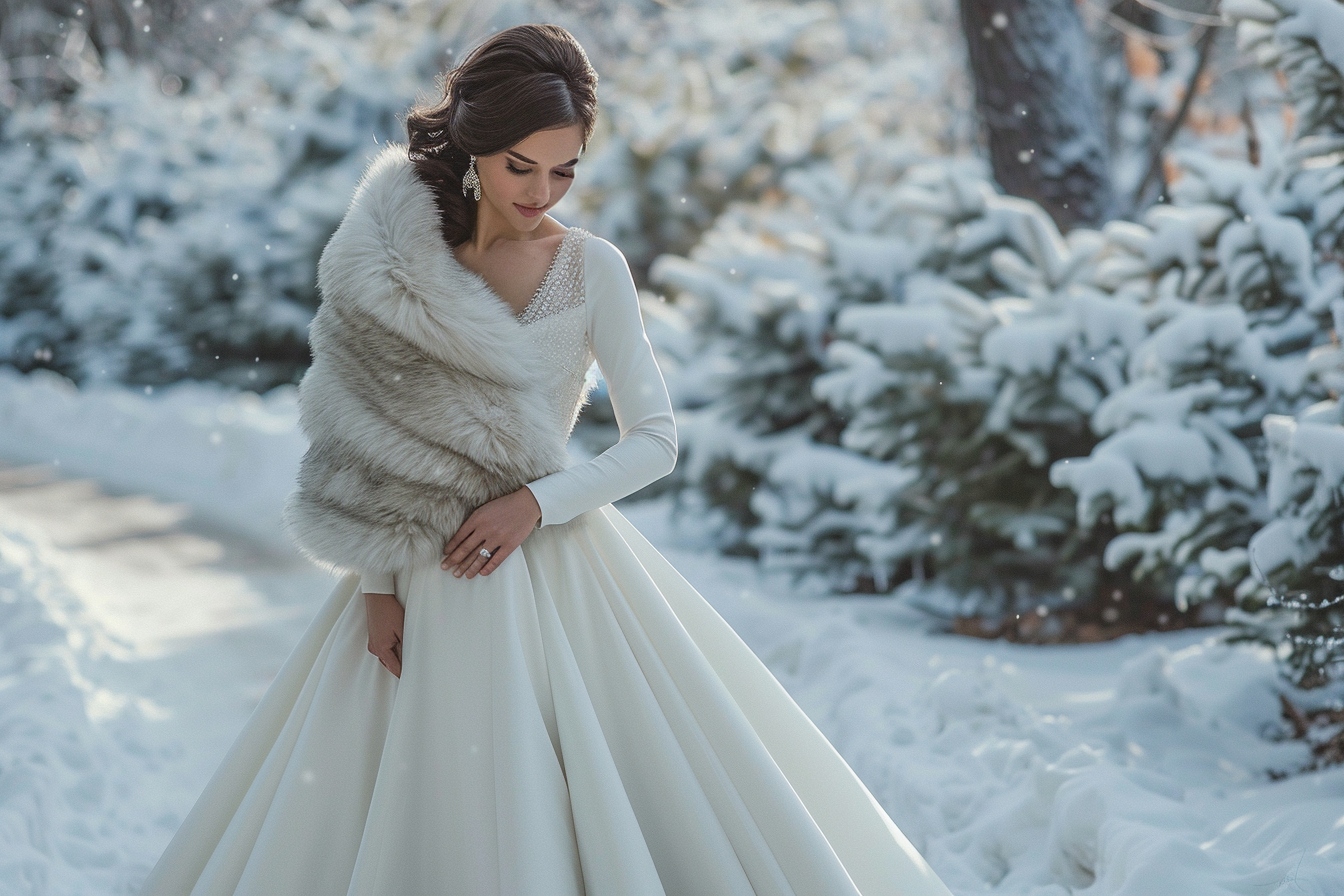 Conseils pratiques pour compléter sa tenue de mariage en hiver