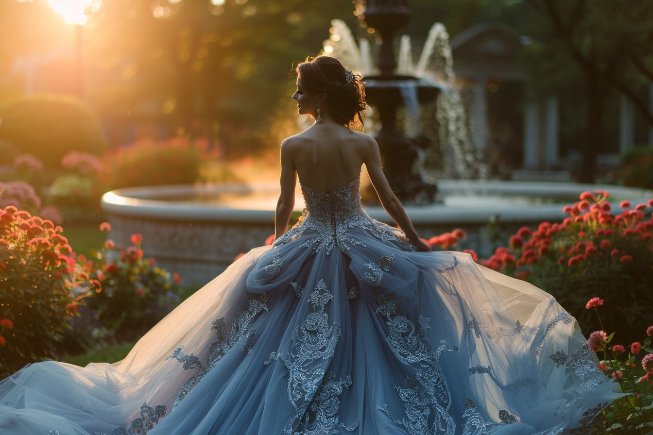 Pourquoi opter pour une robe de mariage bleue ?