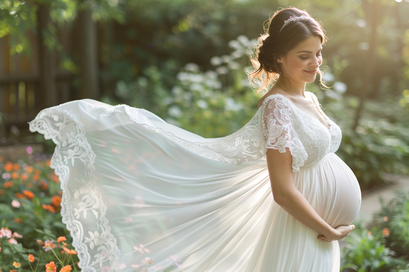Quelle robe de mariée choisir pour sublimer sa grossesse ?